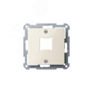 Центральная плата для розетки RJ11/RJ45 1 пост бежевый 6