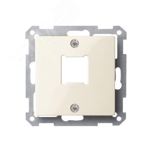 Центральная плата для розетки RJ11/RJ45 1 пост бежевый 8