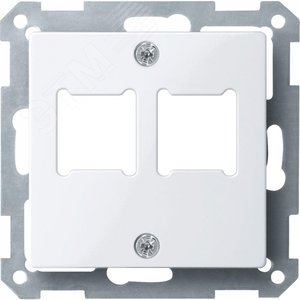 ЦЕНТР.ПЛАТА Д/РОЗ.RJ 11/RJ 45 2ПОС.А-БЕЛ | MTN291625 | Schneider Electric - фото 2