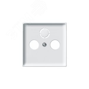 ЦЕНТР.ПЛАТА TV/FM Х2 Х3, БЕЛЫЙ | MTN294119 | Schneider Electric 5