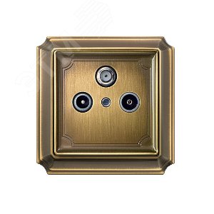 Merten Механизм тройной телевизионной розетки TV/FM оконечный (MTN466097) 10