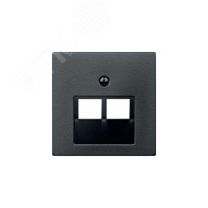 ЦЕНТР.ПЛАТА Д/МЕХ-МОВ RJ45 Х2, АНТРАЦИТ | MTN298014 | Schneider Electric 5