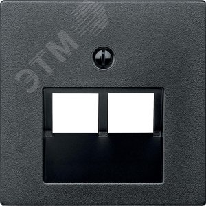 ЦЕНТР.ПЛАТА Д/МЕХ-МОВ RJ45 Х2, АНТРАЦИТ | MTN298014 | Schneider Electric 2