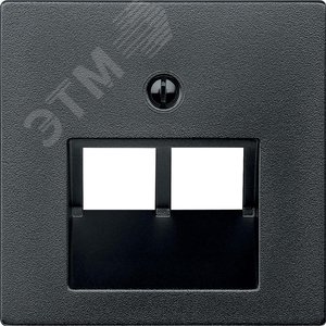 ЦЕНТР.ПЛАТА Д/МЕХ-МОВ RJ45 Х2, АНТРАЦИТ | MTN298014 | Schneider Electric 3