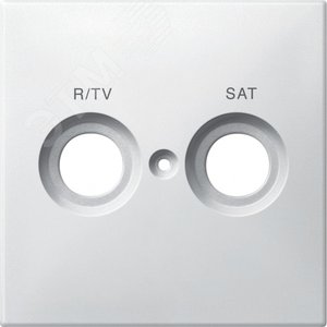 Центральная плата с маркировкой R/TV+SAT белый (MTN299619)