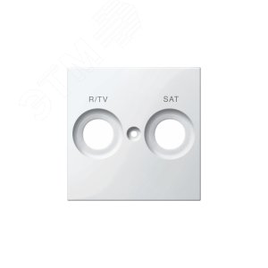 Центральная плата с маркировкой R/TV и SAT белый (MTN299819) - фото 5
