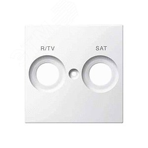 Центральная плата с маркировкой R/TV и SAT белый (MTN299819) - фото 7
