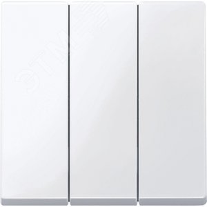 MERTEN 3-ая клавиша _накладка_акт.белый | MTN312625 | Schneider Electric 2