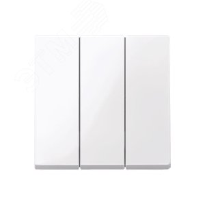 MERTEN 3-ая клавиша _накладка_акт.белый | MTN312625 | Schneider Electric 6