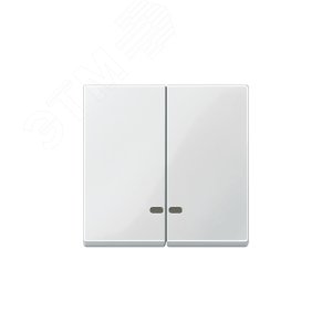 Клавиша 2шт с окошком для светоиндикатора белый (MTN3420-0319) 5