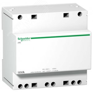ТРАНСФОРМАТОР БЕЗОПАСН. iTR 16ВА 12/24В | A9A15218 | Schneider Electric - фото 2