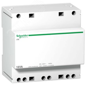 ТРАНСФОРМАТОР БЕЗОПАСН. iTR 16ВА 12/24В | A9A15218 | Schneider Electric - фото 4