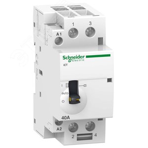 МОДУЛЬНЫЙ КОНТАКТОР С РУЧНЫМ УПРАВЛЕНИЕМ iCT40A 2Н | A9C21142 | Schneider Electric - фото 4