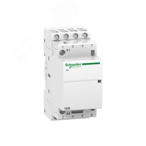 Контактор модульный iCT 16A 4НО 220/240В АС (A9C22814) 7