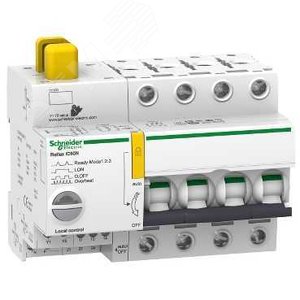 Выключатель автоматический четырехполюсный REFLEX iC60N Ti24 16А C 10кА | A9C62416 | Schneider Electric 5