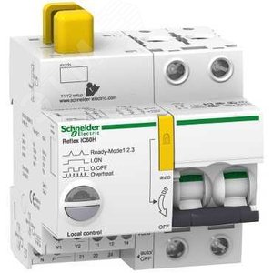 Выключатель автоматический двухполюсный REFLEX iC60H Ti24 16А D 15кА | A9C66216 | Schneider Electric 6