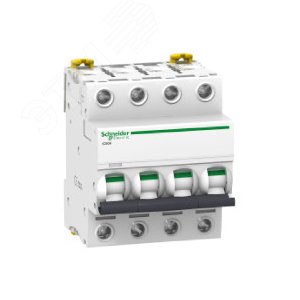 Выключатель автоматический четырехполюсный 10A B iC60H (A9F88410) 7