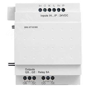 МОДУЛЬ РАСШИР ДИСКР 6ВХ/4ВЫХ ~24В | SR3XT101B | Schneider Electric 5
