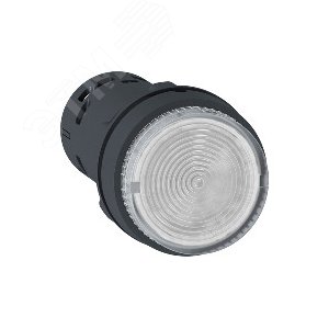 Кнопка 22мм 24В прозрачная с подсветкой (XB7NW37B1) 3