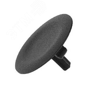 Колпачок для утопленной кнопки 22мм черный 7