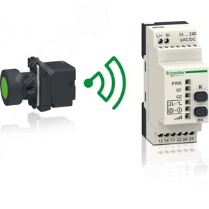 Приемник и беспроводная кнопка AC/DC (XB5RFA02) 3