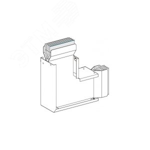 Секция угловая вертикальная 6