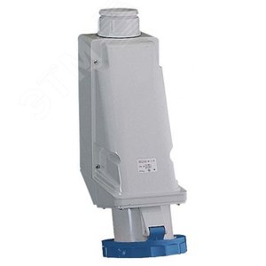 Розетка 125А 2P+E IP67 винтовые зажимы 220В 3