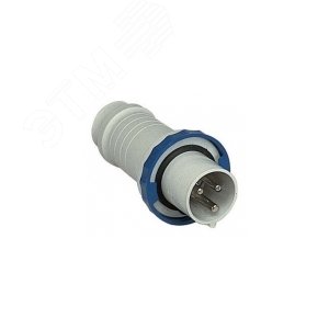 Вилка кабельная 125А 2P+E IP67 винтовые зажимы 220В - фото 5