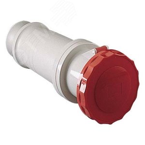 Розетка кабельная с заземлением 125А 3P+E IP67 380В винтовые зажимы 3