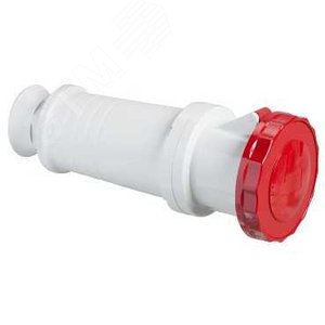 Розетка кабельная с заземлением 125А 3P+E IP67 380В винтовые зажимы 6