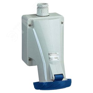 Розетка настенная винтовая 32А 2P+E IP67 220В - фото 4