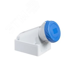 Розетка настенная винтовая 32А 2P+E IP67 220В - фото 6