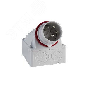 Вилка настенная винтовая 16А 3P+N+E IP44 380В - фото 7