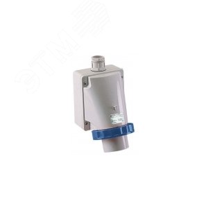 Вилка настенная винтовая 16А 2P+E IP67 220В - фото 5