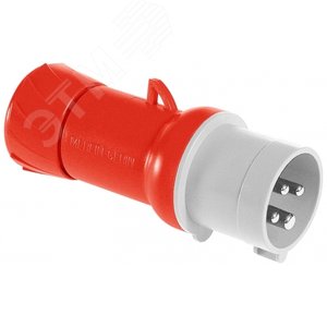 Вилка кабельная винтовые зажимы 32А 3P+E IP44 380В (PKE32M434) - Schneider Electric