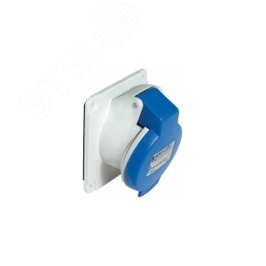 Розетка кабельная 16А 2Р+Е IP44 скрытая 220B винтовые контакты (PKF16F423) 4