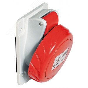 Розетка скрытая угловая 16А 3P+E IP67 380В винтовые зажимы - фото 3