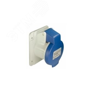 Розетка скрытая прямая 32А 2P+E IP44 220В винтовые зажимы - фото 5