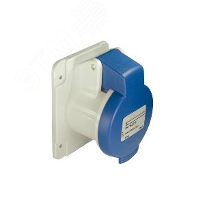 Розетка скрытая прямая 32А 2P+E IP44 220В винтовые зажимы - фото 6