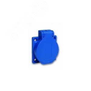 Розетка 10/16A 50х50мм IP54 винтовые зажимы сбоку (PKS52B) - фото 5