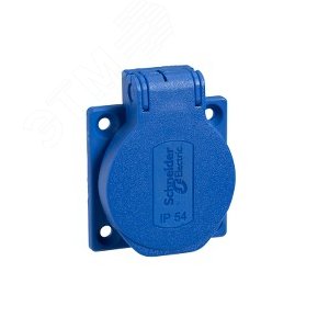 Розетка 10/16A 50х50мм IP54 винтовые зажимы сбоку (PKS52B) - фото 6