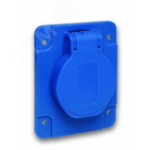 Розетка 10/16A 65х85мм IP54 винтовые зажимы сзади (PKS61B) - фото 3