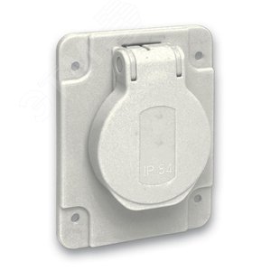 РОЗЕТКА СЕРАЯ 10/16A 65Х85ММ IP54 ВИНТЫ СЗАДИ - фото 4