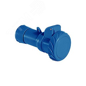 Розетка кабельная быстрозажимная 32А 2P+E IP67 220В 5