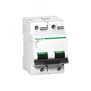 Выключатель автоматический двухполюсный C120N 63А B 10кА | A9N18344 | Schneider Electric 7