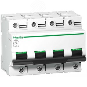 Выключатель автоматический четырехполюсный C120N 63А D 10кА | A9N18390 | Schneider Electric 2