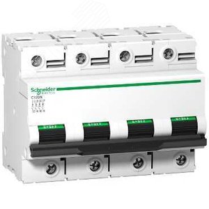 Выключатель автоматический четырехполюсный C120N 63А D 10кА | A9N18390 | Schneider Electric 6