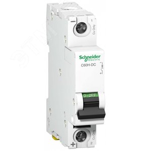 Выключатель автоматический однополюсный C60H-DC 63А C 10кА | A9N61519 | Schneider Electric 3