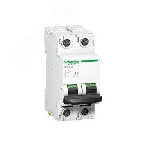 Выключатель автоматический двухполюсный C60H-DC 2А C 10кА | A9N61522 | Schneider Electric 7