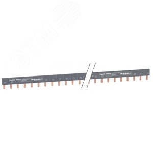 ШИНКА ГРЕБЕНЧАТАЯ 1П (L1:) 57 МОД.18ММ 100А       РАЗРЕЗАЕМАЯ (A9XPH157) 3